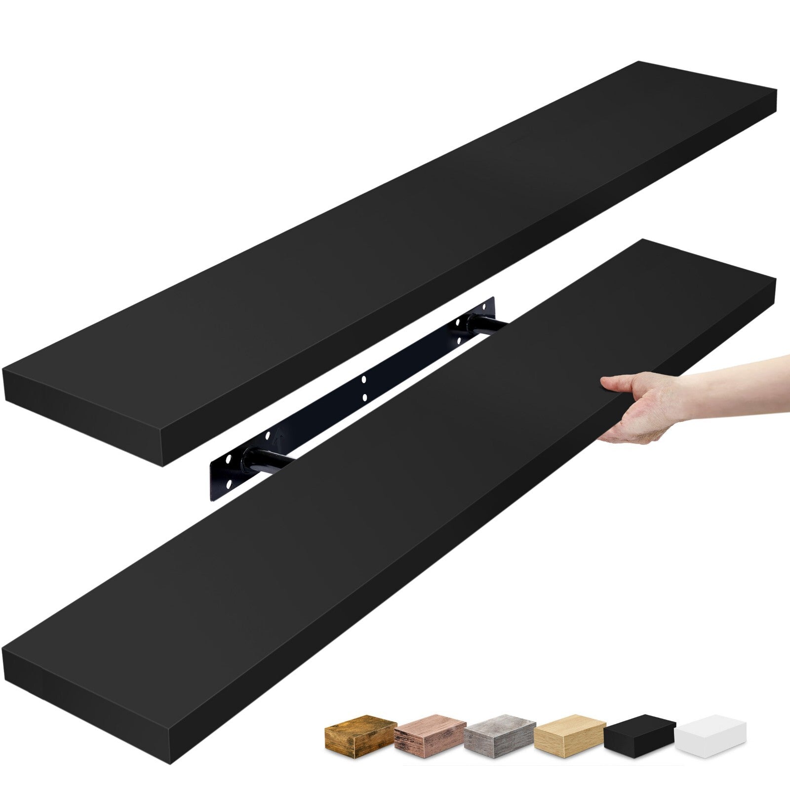 Sorbus Floating Shelves for Wall, 2 Pack (35 Inch) Long Wall-Mounted Shelves